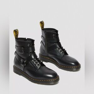 Dr. Martens CRISTOFOR LEATHER HARNESS LACE UP BOOTS